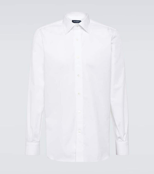 Thom Sweeney Lecce cotton poplin shirt