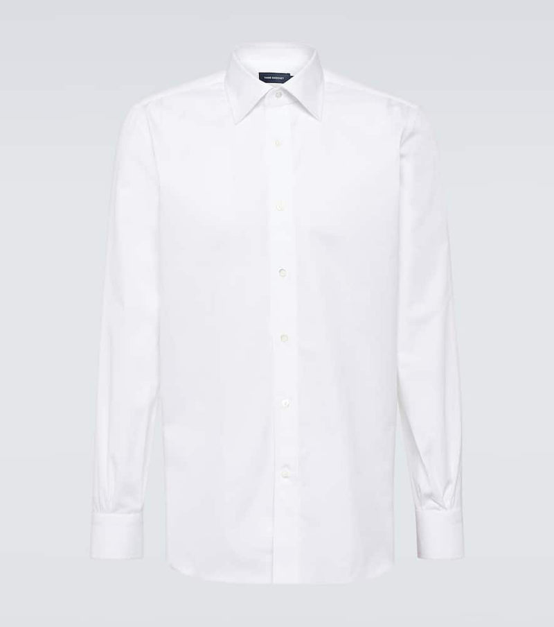 Thom Sweeney Lecce cotton poplin shirt