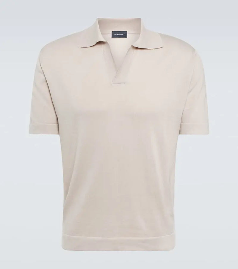 Thom Sweeney Skipper cotton polo shirt