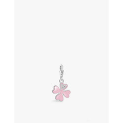 Thomas Sabo Four Leaf Clover 925 sterling-silver, enamel and zirconia charm