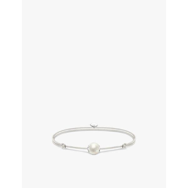 Womens Thomas Sabo Karma Secrets sterling-silver and freshwater pearl cord bracelet