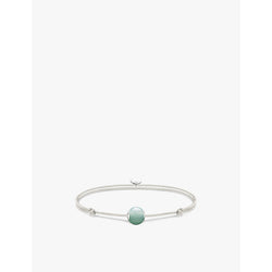 Womens Thomas Sabo Karma Secrets sterling-silver and green aventurine cord bracelet