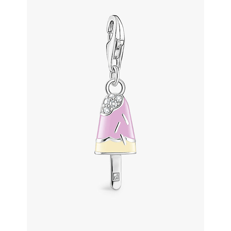 Thomas Sabo Popsicle 925 sterling-silver, enamel and zirconia pendant charm