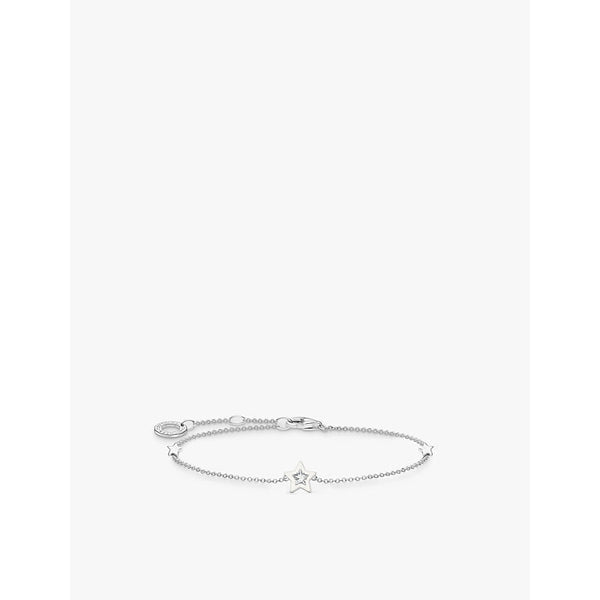 Womens Thomas Sabo Star-embellished 925 sterling-silver and cubic zirconia charm bracelet