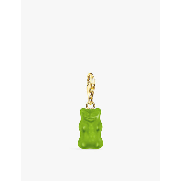 Womens Thomas Sabo x HARIBO Goldbear 18ct gold-plated sterling-silver and crystal glass charm