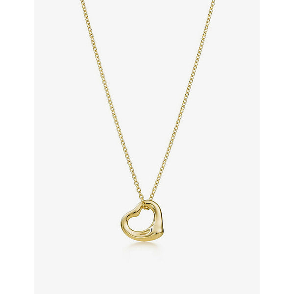 Tiffany & Co Elsa Peretti&reg; Open Heart 18ct gold necklace