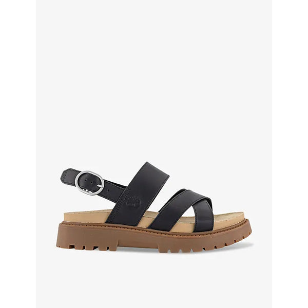 Timberland Clairemont logo-debossed leather sandals