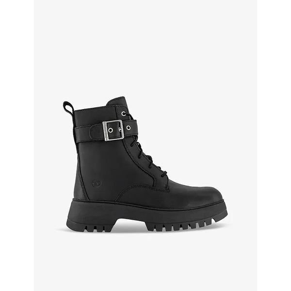 Timberland Cora Valley buckle-embellished leather ankle boots | Timberland