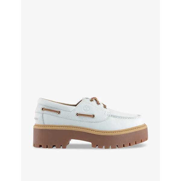 Timberland Stone Street chunky-sole leather boat shoes