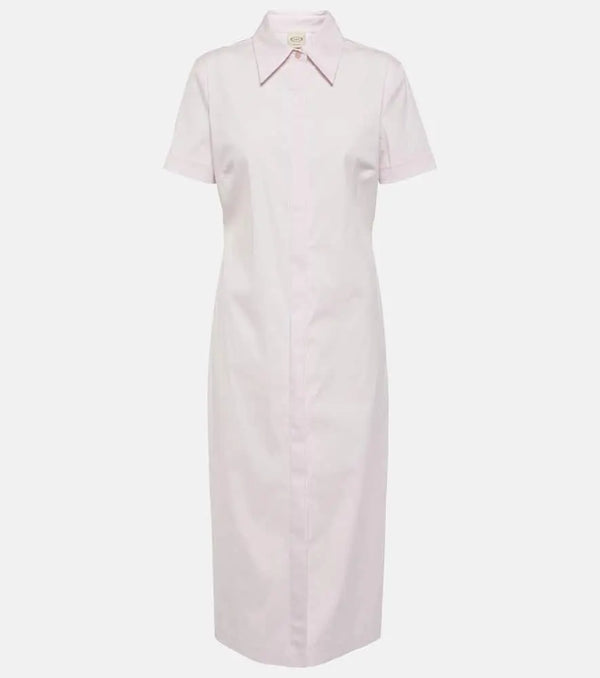 Tod's Cotton-blend shirt dress | LYBSTORE