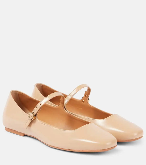 Tod's Leather Mary Jane flats