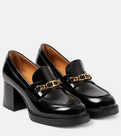 Tod's Leather loafer pumps | LYBSTORE