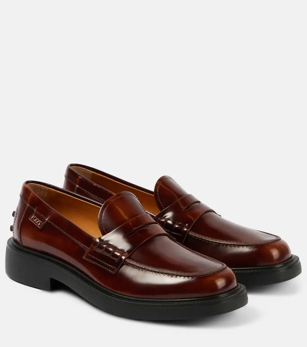 Tod's Leather penny loafers | LYBSTORE