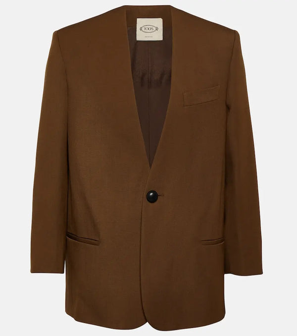 Tod's Oversized wool blazer | LYBSTORE