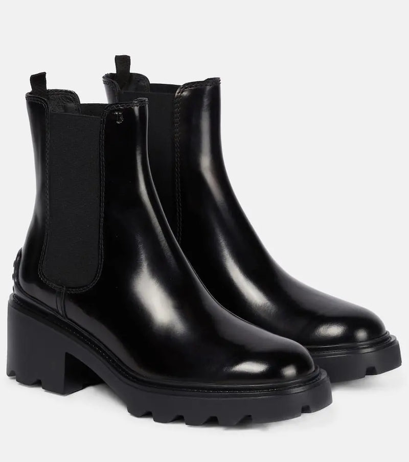 Tod's Patent leather Chelsea boots | LYBSTORE