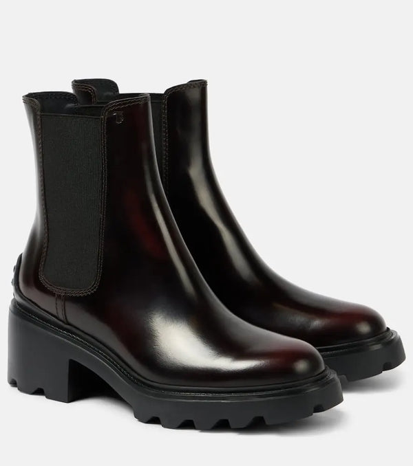 Tod's Polished leather Chelsea boots