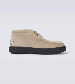 Tod's Suede lace-up boots | LYBSTORE