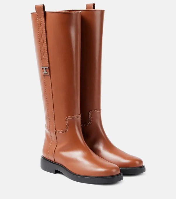 Tod's T Timeless leather knee-high boots