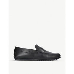 Tods City leather driver loafers