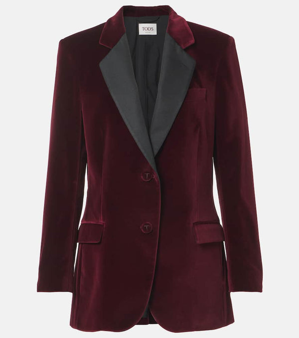 Tod's Cotton velvet blazer