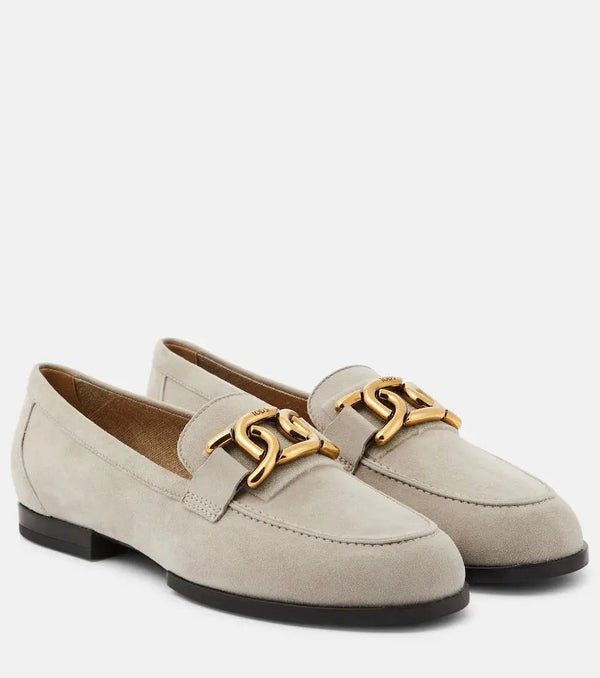 Tod's Embellished suede loafers | LYBSTORE