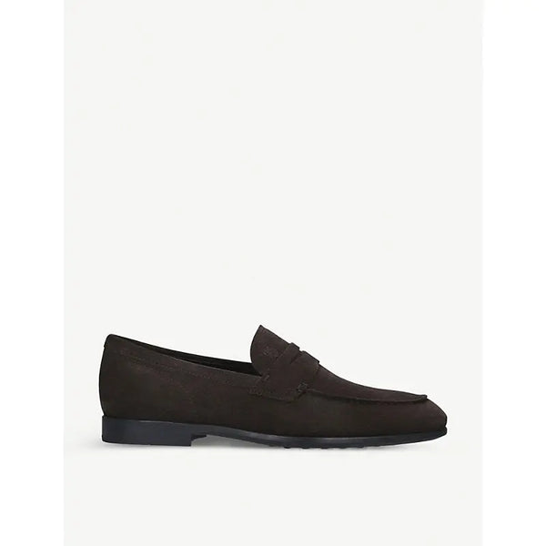 Tods Gomma suede penny loafers