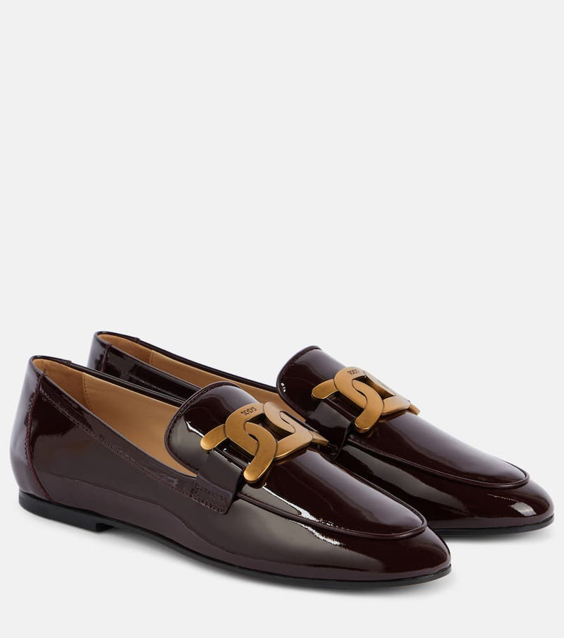 Tod's Kate patent leather loafers