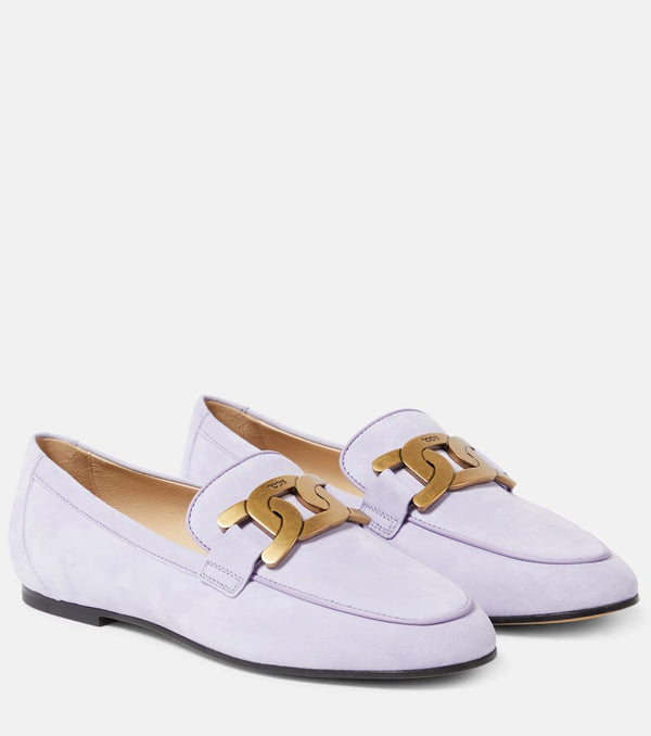 Tod's Kate suede loafers