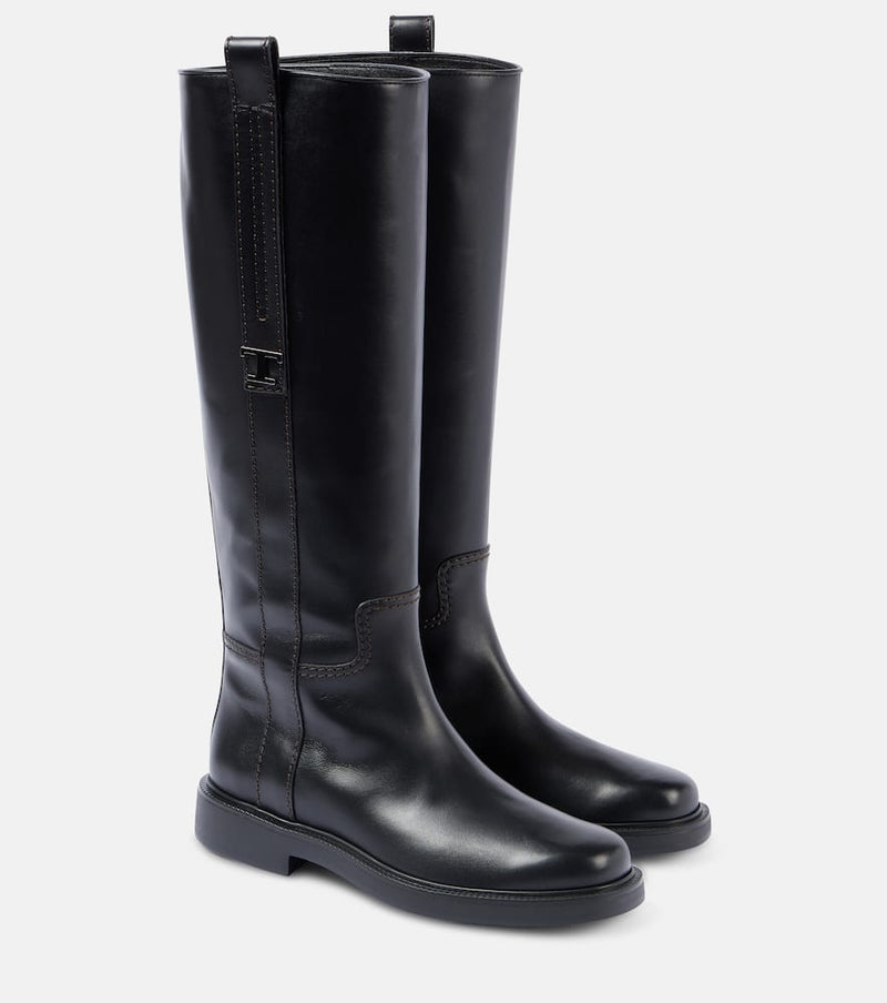 Tod's Leather knee-high boots