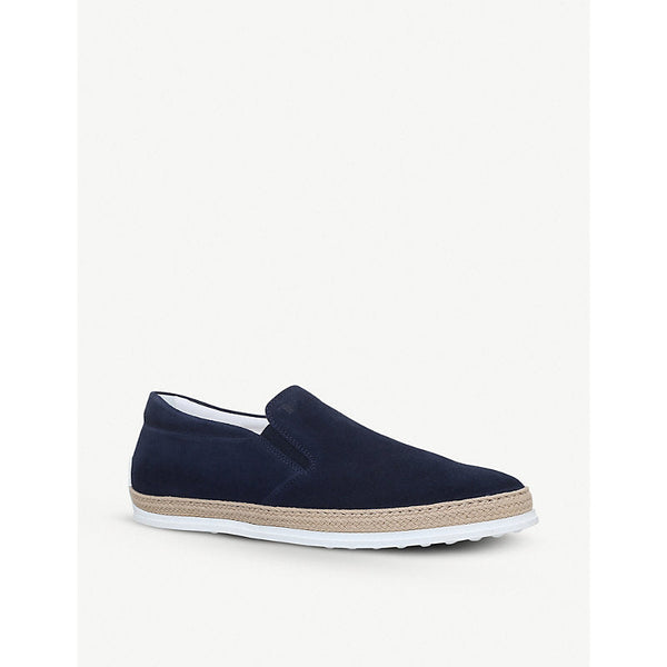 Tods Raffia suede skate shoes | LYBSTORE