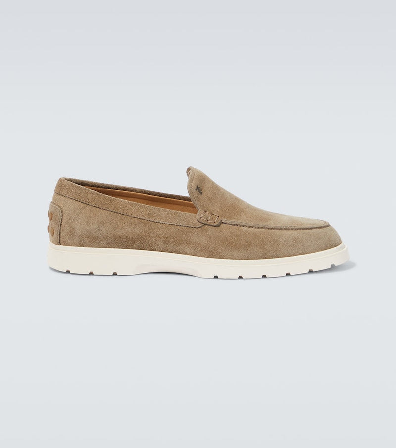 Tod's Slip-on suede loafers