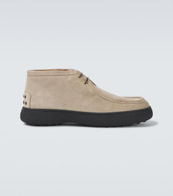 Tod's Suede lace-up boots