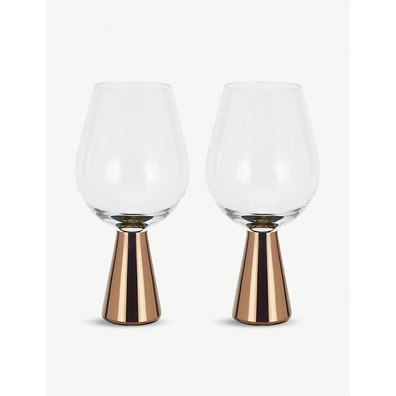 Tom Dixon Tank wine glasses set of two | LYBSTORE