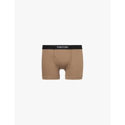 Mens Tom Ford Branded waistband stretch-cotton boxer briefs