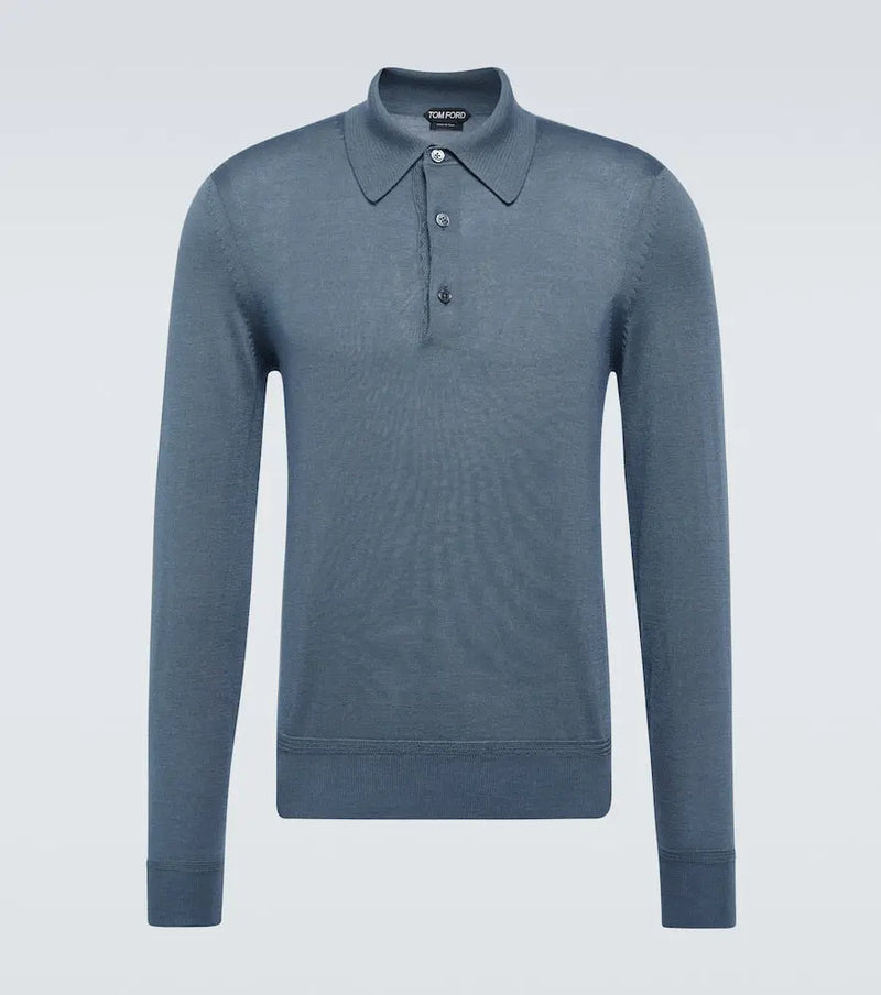 Tom Ford Cashmere and silk polo shirt