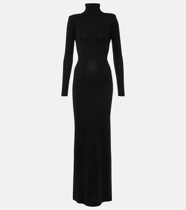 Tom Ford Cashmere turtleneck maxi dress | LYBSTORE