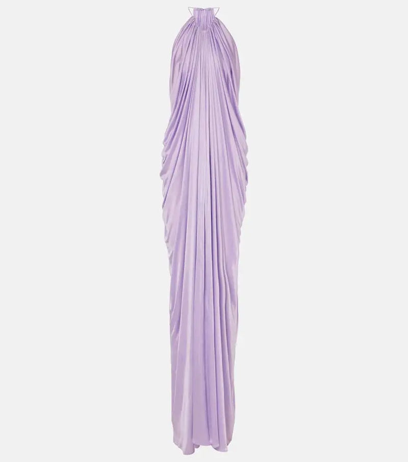 Tom Ford Draped halterneck jersey gown