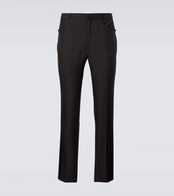 Tom Ford Dyllan wool and silk suit pants