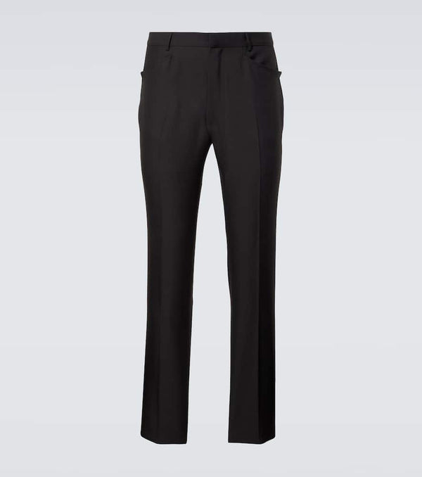 Tom Ford Dyllan wool and silk suit pants