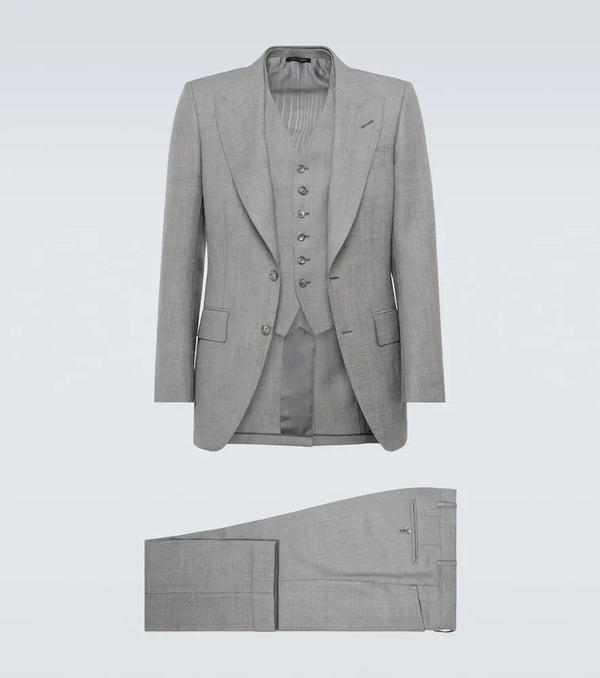 Tom Ford Dyllan wool and silk three-piece suit