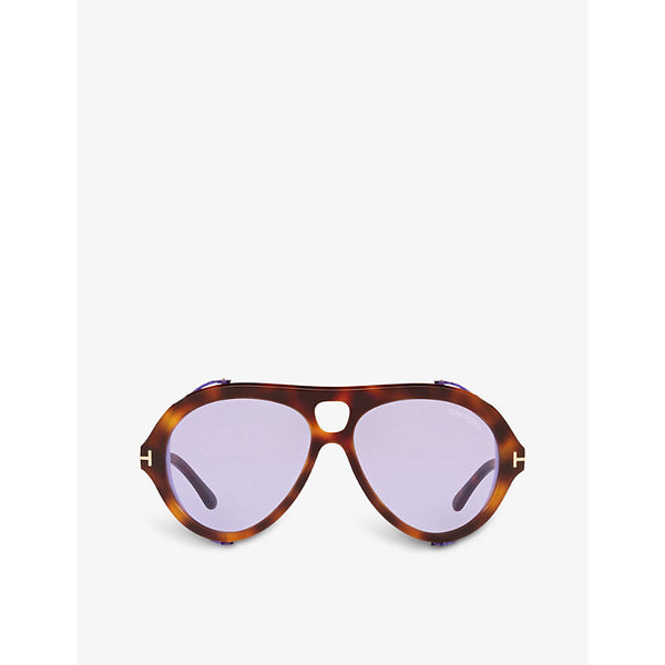 Tom Ford FT0882 pilot-frame acetate sunglasses