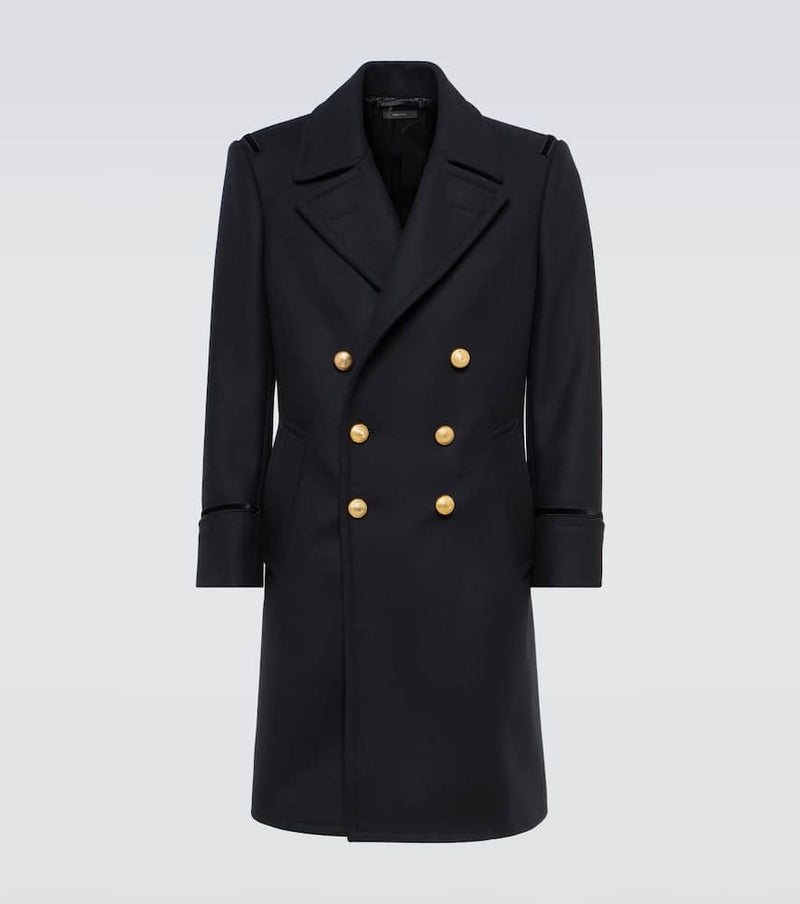 Tom Ford Felted wool twill coat