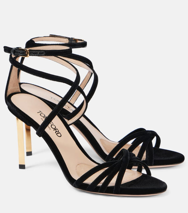 Tom Ford Ida velvet sandals