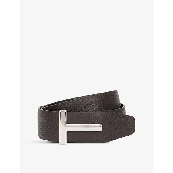 Tom Ford Logo buckle leather belt | LYBSTORE