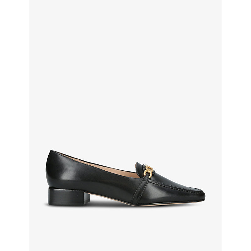 Womens Tom Ford Logo-plaque leather loafers