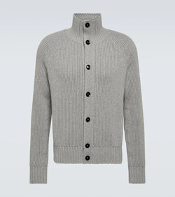 Tom Ford Ribbed-knit wool and cashmere cardigan