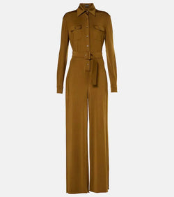 Tom Ford Satin jersey jumpsuit | LYBSTORE