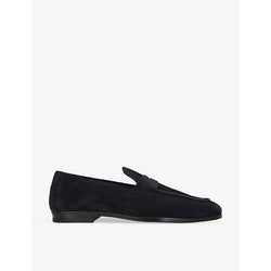 Mens Tom Ford Sean tonal-stitching suede loafers