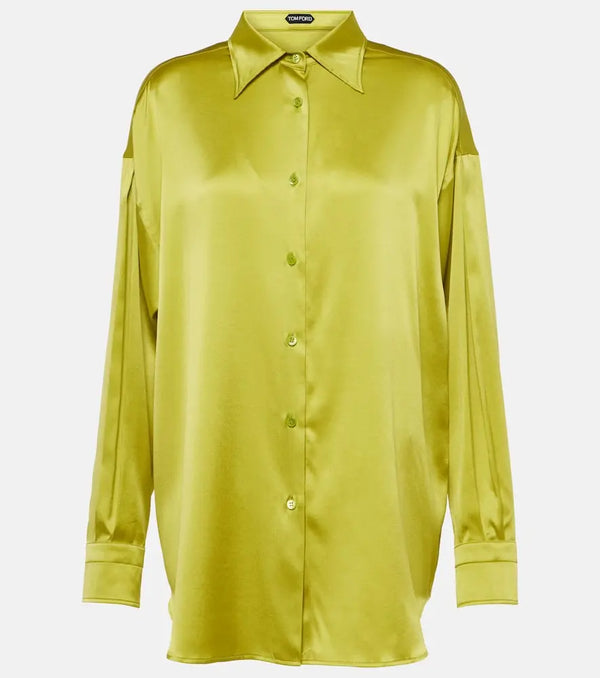 Tom Ford Silk-blend shirt | LYBSTORE