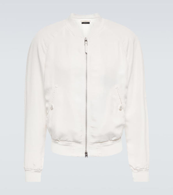 Tom Ford Silk bomber jacket